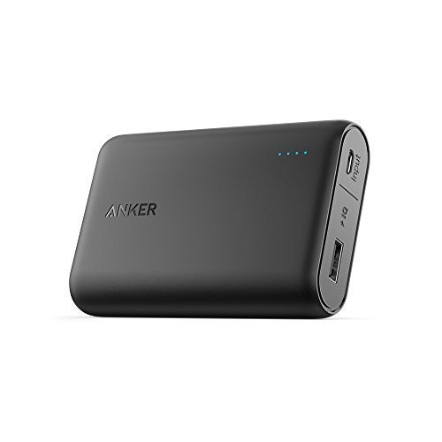 Anker PowerCore 10000, One of the Smallest and Lightest 10000mAh External Batteries, Ultra-Compact, Technology Power Bank for iPhone, Samsung Galaxy and - Accessories